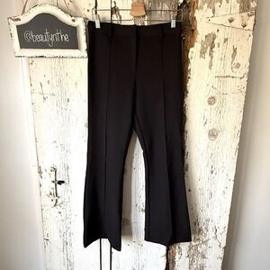 Veronica Beard Women’s Classic Black Front Seam Trouser Pant Size 8 Nylon blend